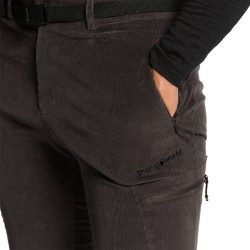 Trangoworld Pantalón Pana Goym ST Marrón Black Bean Hombre