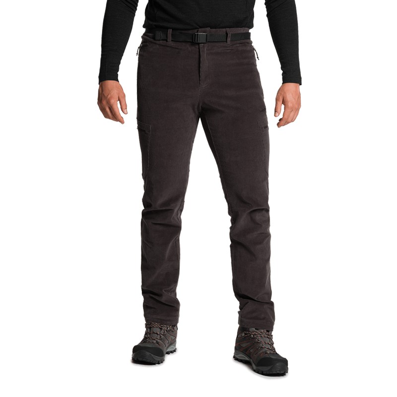 Trangoworld Pantalón Pana Goym ST Marrón Black Bean Hombre