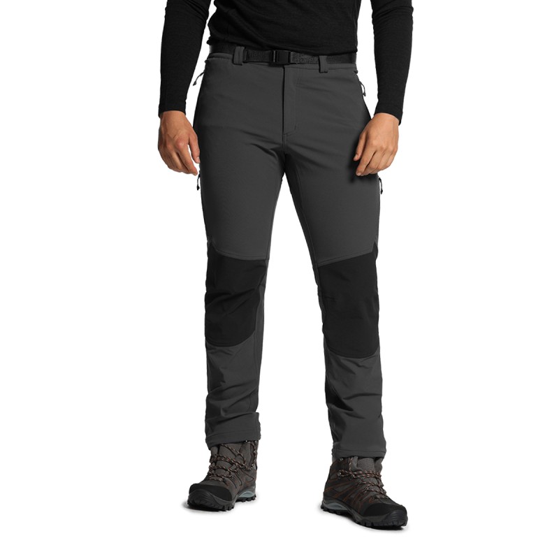 Trangoworld Pantalón Trekking Rovek V02 Gris Ebony Caviar Hombre