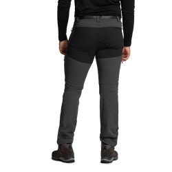 Trangoworld Pantalón Trekking Rovek V02 Gris Ebony Caviar Hombre