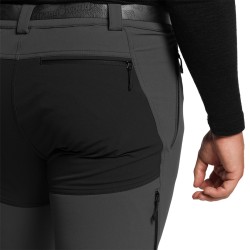 Trangoworld Pantalón Trekking Rovek V02 Gris Ebony Caviar Hombre