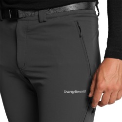 Trangoworld Pantalón Trekking Rovek V02 Gris Ebony Caviar Hombre