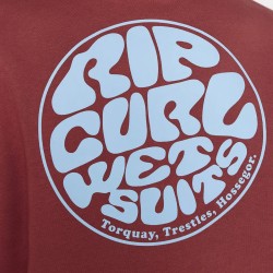 Rip Curl Sudadera Wetsuit Icon Rojo Apple Butter Hombre