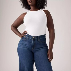 Levis Pantalón Vaquero Jeans 318 Shaping Wide Leg Azul Clever Girl Mujer