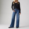 Levis Pantalón Vaquero Jeans 318 Shaping Wide Leg Azul Clever Girl Mujer