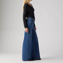 Levis Pantalón Vaquero Jeans 318 Shaping Wide Leg Azul Clever Girl Mujer