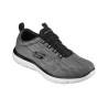 Skechers Zapatillas Summits Louvin Gris Negro Black White Hombre