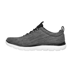 Skechers Zapatillas Summits Louvin Gris Negro Black White Hombre