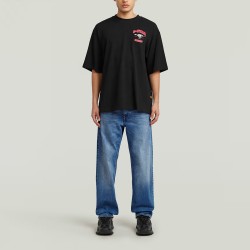 G-Star Camiseta Running Dog Back GR Boxy R T Negro Black Hombre