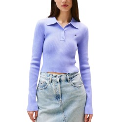 Tommy Hilfiger Polo Azul Vintage Iris Mujer