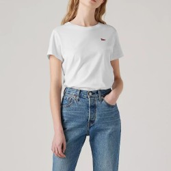 Levis Camiseta The Perfect Tee Blanco White Mujer
