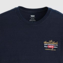 Levis Camiseta SS Relaxed Fit Azul Índigo Hombre