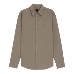 Hugo Boss Camisa Relegant Marron Brown Hombre