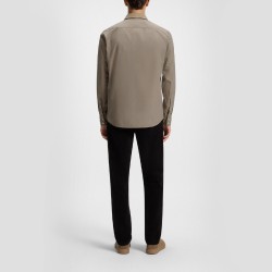 Hugo Boss Camisa Relegant Marron Brown Hombre