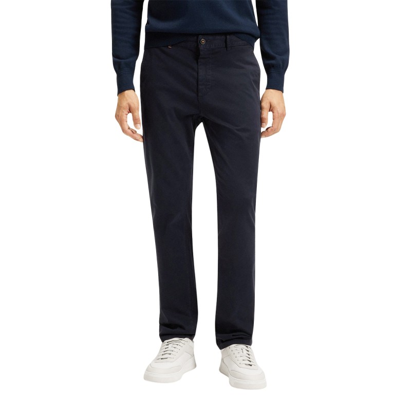 Hugo Boss Pantalon Largo Chino Azul Oscuro Dark Blue Hombre