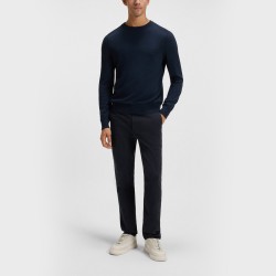 Hugo Boss Pantalon Largo Chino Azul Oscuro Dark Blue Hombre