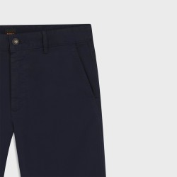 Hugo Boss Pantalon Largo Chino Azul Oscuro Dark Blue Hombre