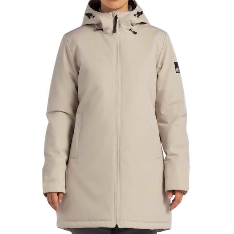 +8000 Chaqueta Impermeable Fibras Sigrid Piedra Blanco Mujer