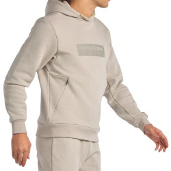 +8000 Sudadera Esrikos Blanco Piedra Hombre