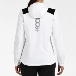 +8000 Sudadera Polar Mini Blanco Marfil Mujer