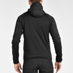 +8000 Chaqueta Híbrida Polar Niel Negro Hombre