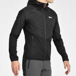+8000 Chaqueta Híbrida Polar Niel Negro Hombre