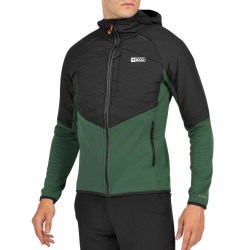 +8000 Chaqueta Híbrida Polar Niel Verde Bosque Hombre