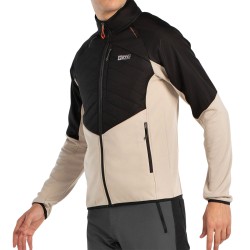 +8000 Chaqueta Híbrida Polar Ned Piedra Hombre