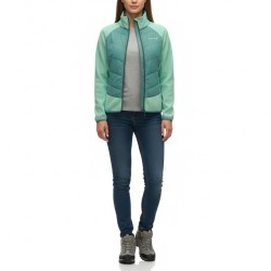Trangoworld Chaqueta Híbrida Amonde Verde Mujer
