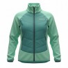 Trangoworld Chaqueta Híbrida Amonde Verde Mujer