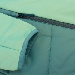 Trangoworld Chaqueta Híbrida Amonde Verde Mujer
