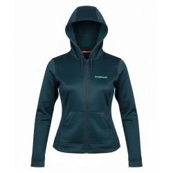 Trangoworld Chaqueta Lobios Azul Verdoso Mujer