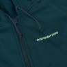Trangoworld Chaqueta Lobios Azul Verdoso Mujer