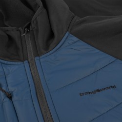 Trangoworld Chaqueta Híbrida Loupian Azul Negro Hombre