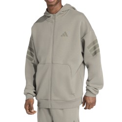 ADIDAS Sudadera M FI 3S FZ Silpeb Verde Hombre