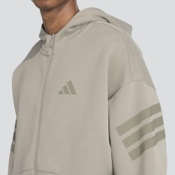 ADIDAS Sudadera M FI 3S FZ Silpeb Verde Hombre