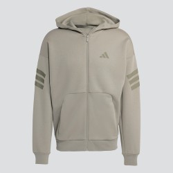 ADIDAS Sudadera M FI 3S FZ Silpeb Verde Hombre