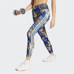 ADIDAS Mallas Farm Leggings Negro Azul Black Hirblu Lusred Mujer