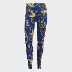 ADIDAS Mallas Farm Leggings Negro Azul Black Hirblu Lusred Mujer
