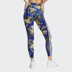 ADIDAS Mallas Farm Leggings Negro Azul Black Hirblu Lusred Mujer