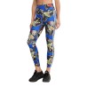 ADIDAS Mallas Farm Leggings Negro Azul Black Hirblu Lusred Mujer