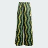 ADIDAS Pantalón Chándal Farm Tiro TP Negro Verde Amarillo Black Amagrn Preyel Mujer