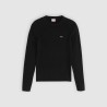 Levis Jersey Rib Crew Anthracite Night Rib Black Negro Mujer