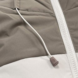 Joluvi Chaqueta Fibras Signo Crudo Gris Fosil Mujer