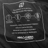 Joluvi Chaqueta Fibras Impermeable Stormy W Crudo Negro Mujer