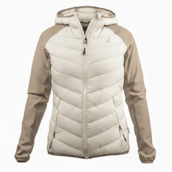 Joluvi Chaqueta Híbrida Corno Beige Crudo Mujer