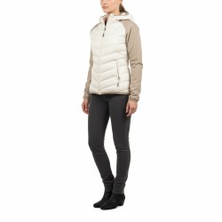 Joluvi Chaqueta Híbrida Corno Beige Crudo Mujer
