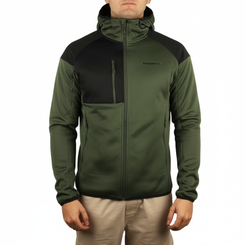 Trangoworld Chaqueta Polar Belarga Verde Hombre
