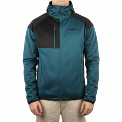 Trangoworld Chaqueta Polar Belarga Azul Negro Hombre