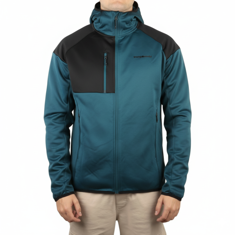 Trangoworld Chaqueta Polar Belarga Azul Negro Hombre